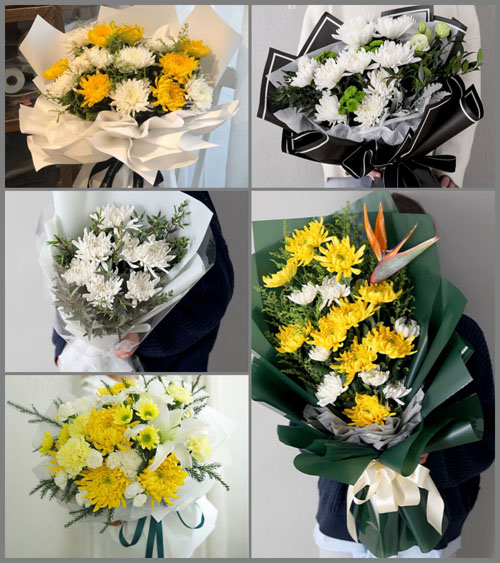 河南信阳息县岗李店乡白事花束代送